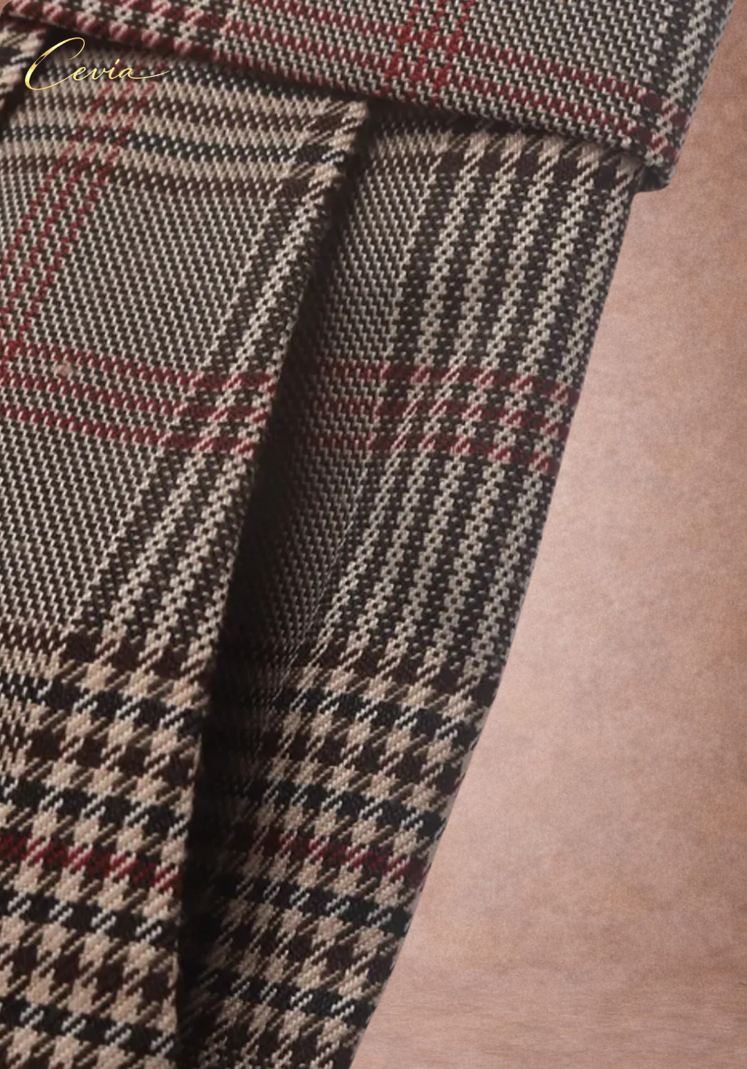 The Marivelle Paris Tailored Checkered Trousers – Heritage Plaid Elegance