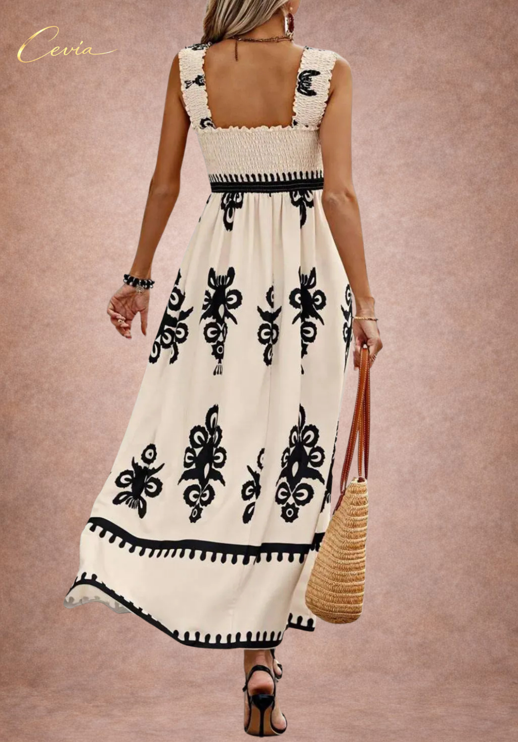 The Midnight Heritage Smocked Dress