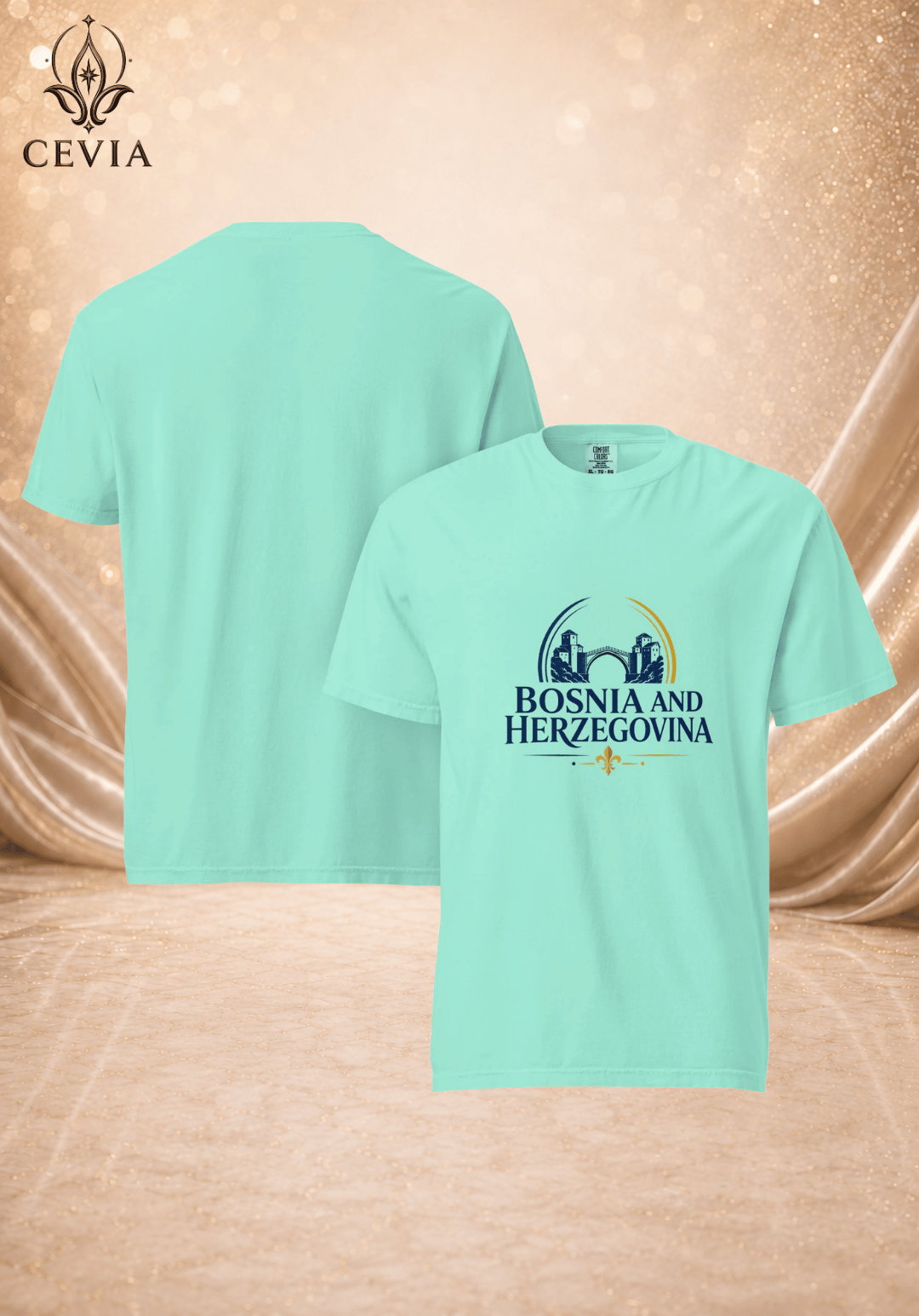 The Bosnia and Herzegovina Supporter Graphic Tee