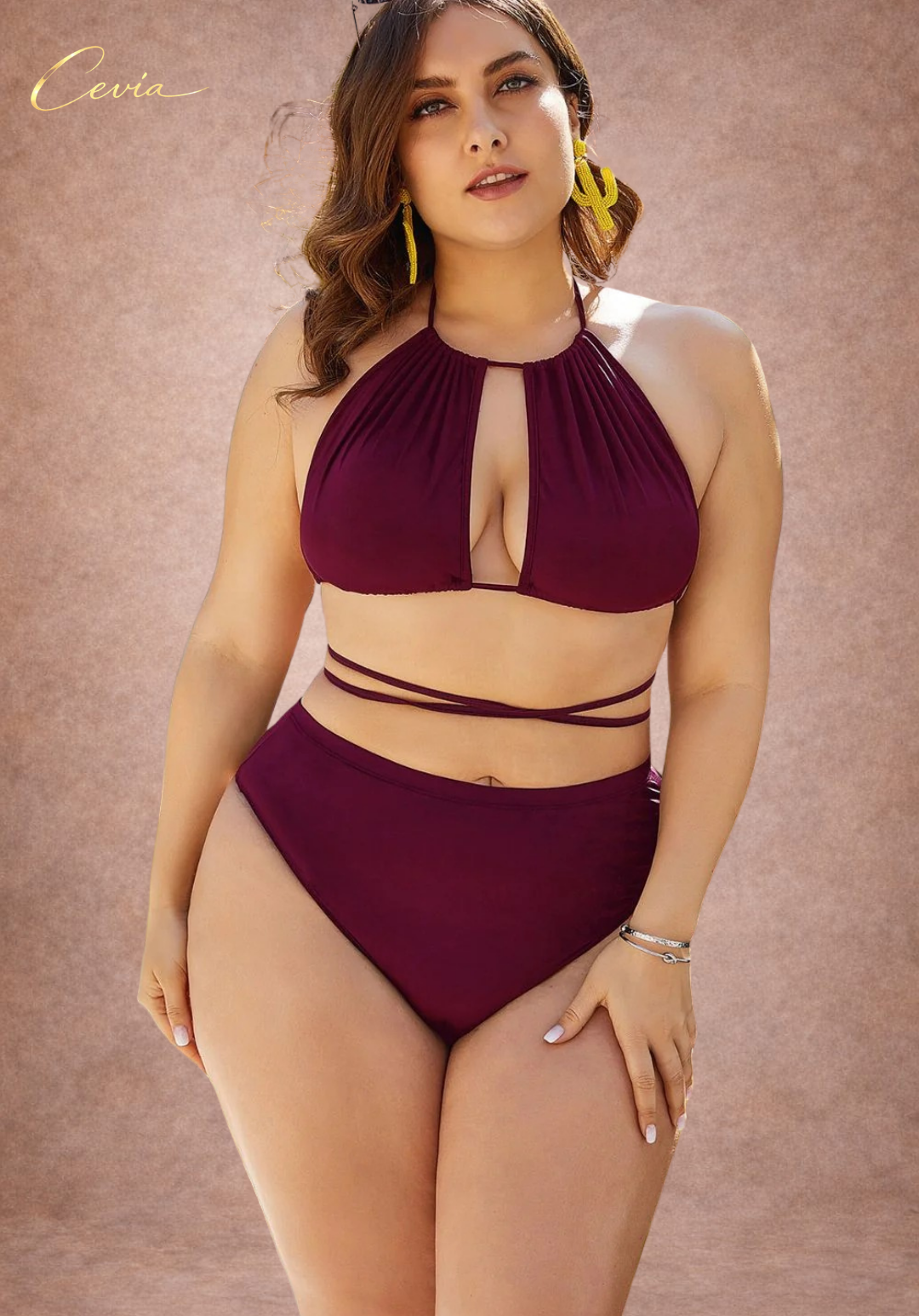 Aura Halter Bikini Set