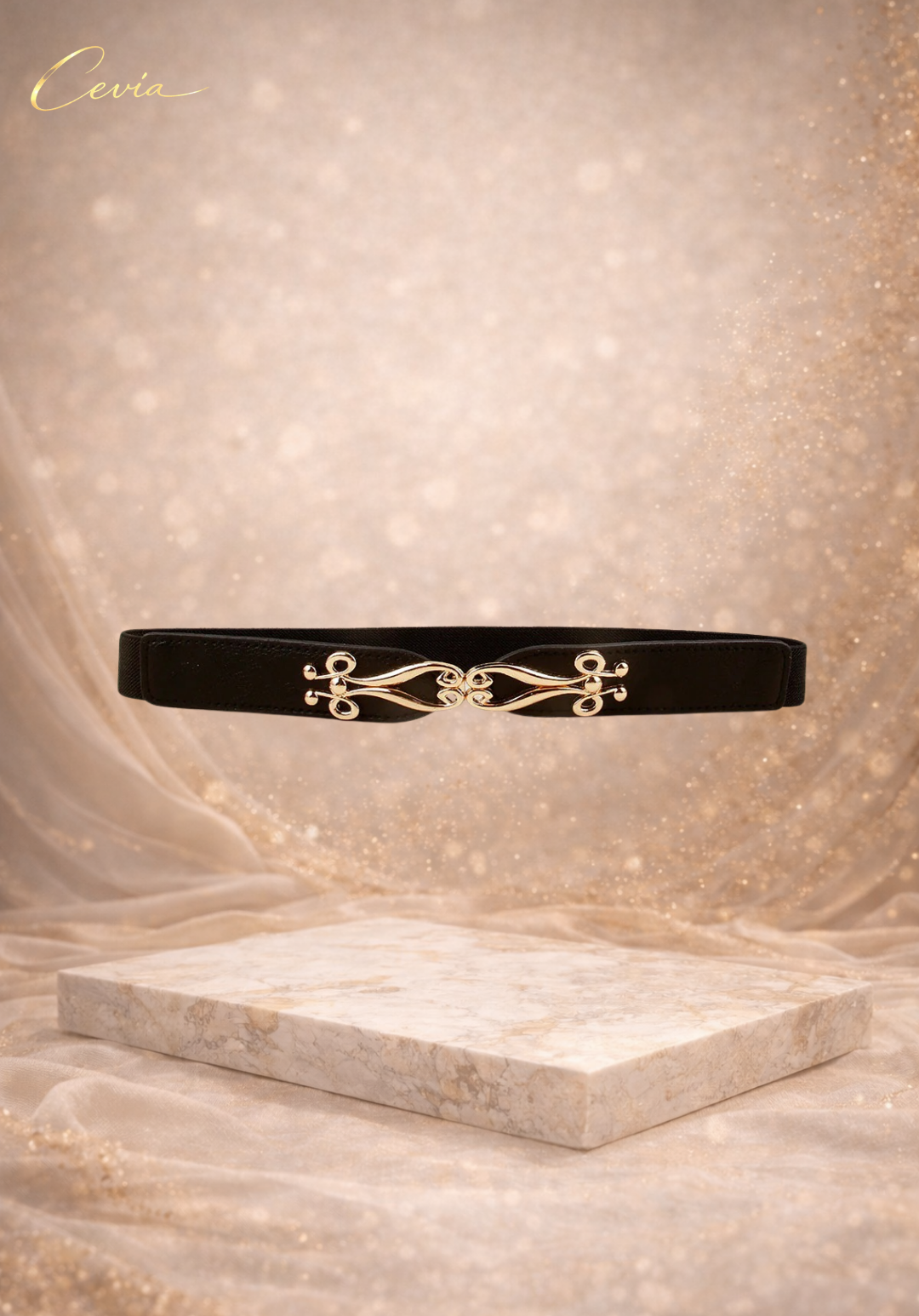 The Éloane Sculpted-Link Waist Belt