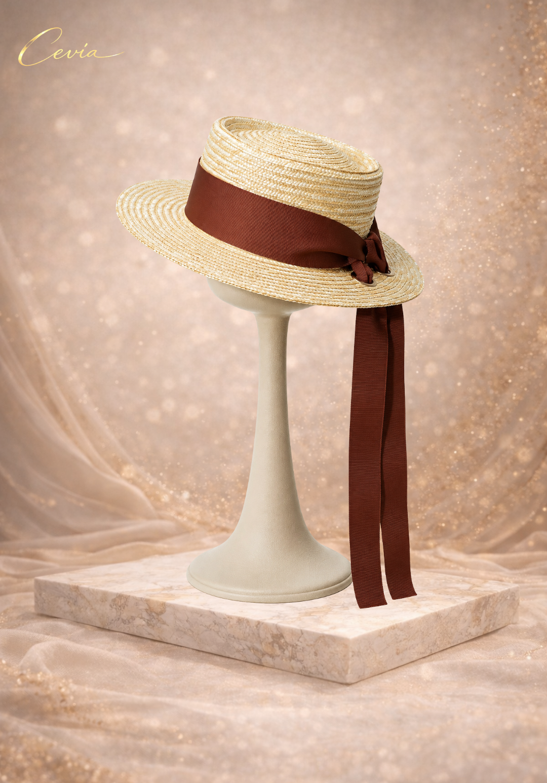 The Ribbon Grace Straw Hat