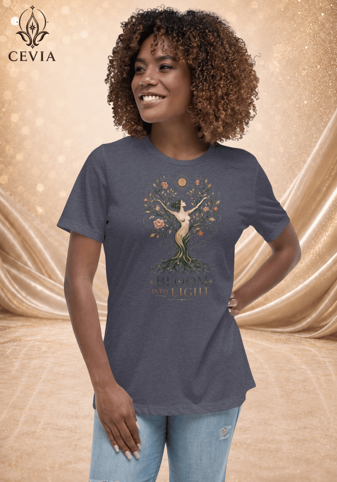 The Radiant Bloom Graphic Tee
