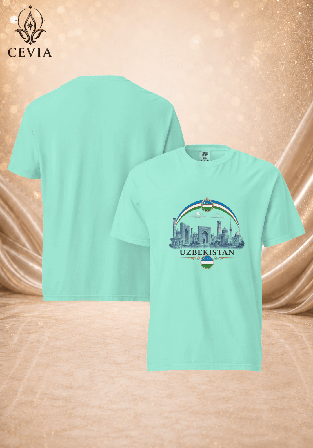 The Uzbekistan Supporter Graphic Tee