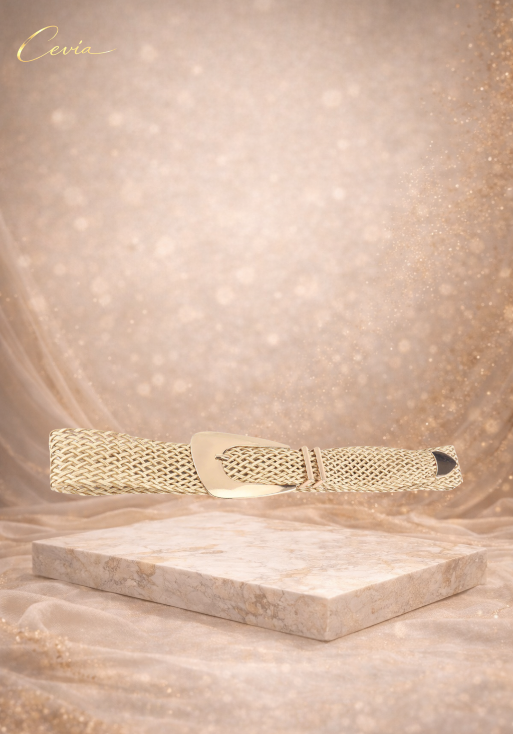 The Serinelle Woven Waist Belt