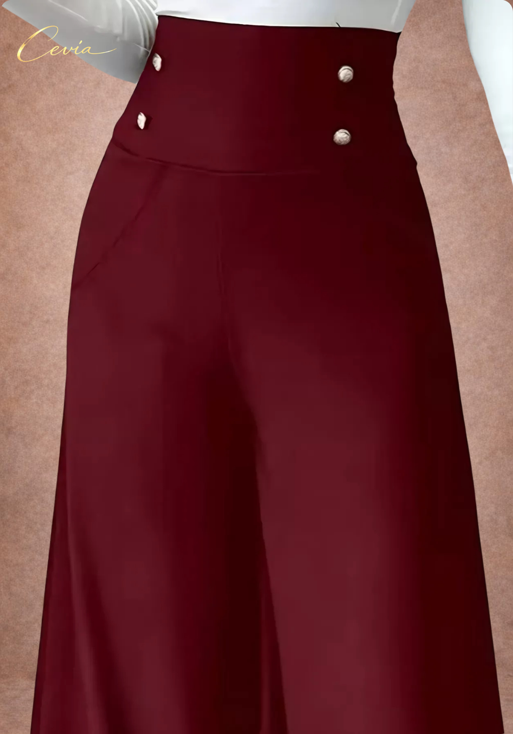 The Marcelline High-Rise Regal Wide-Leg Pants