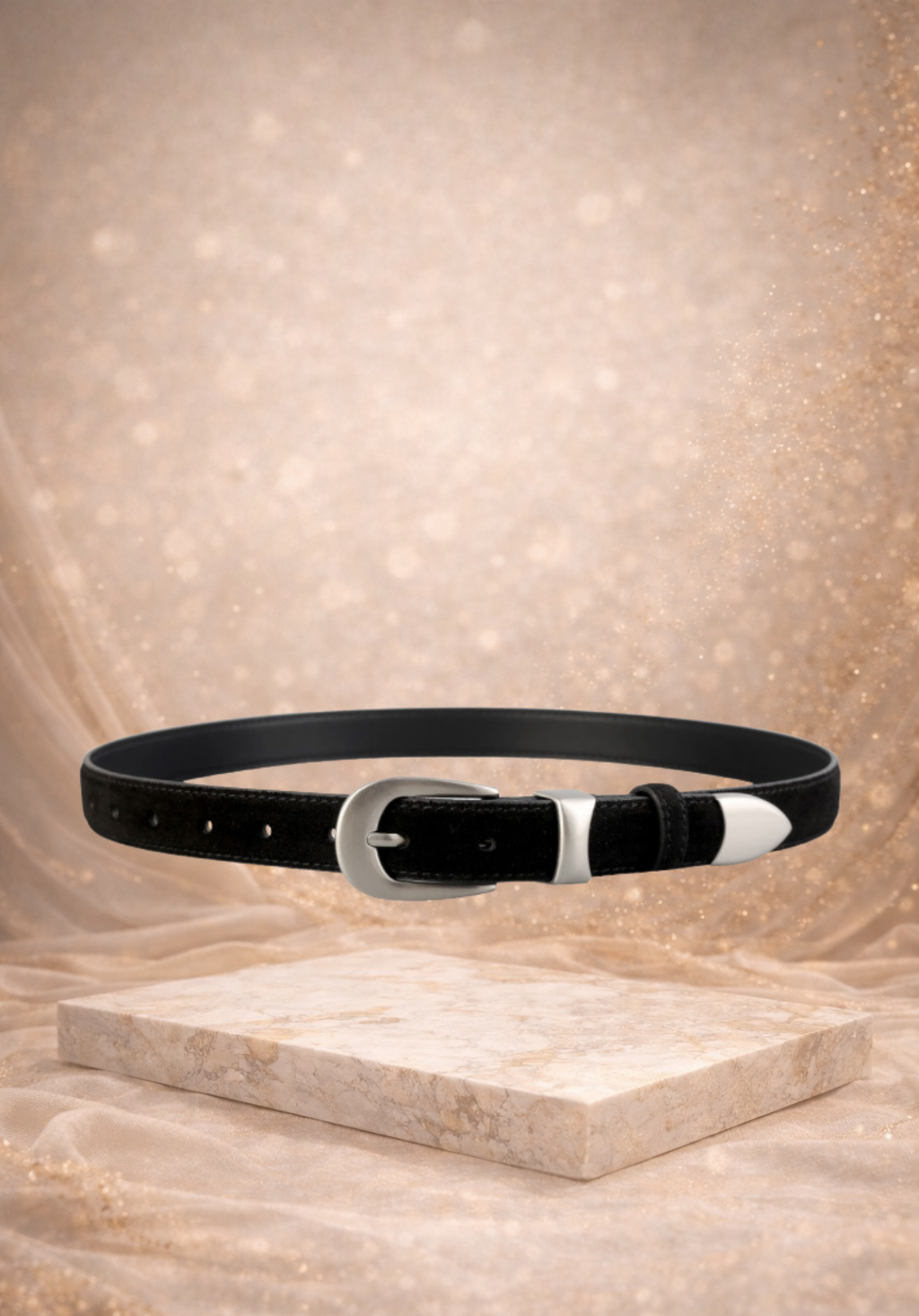 The Silhouette Slim Leather Belt