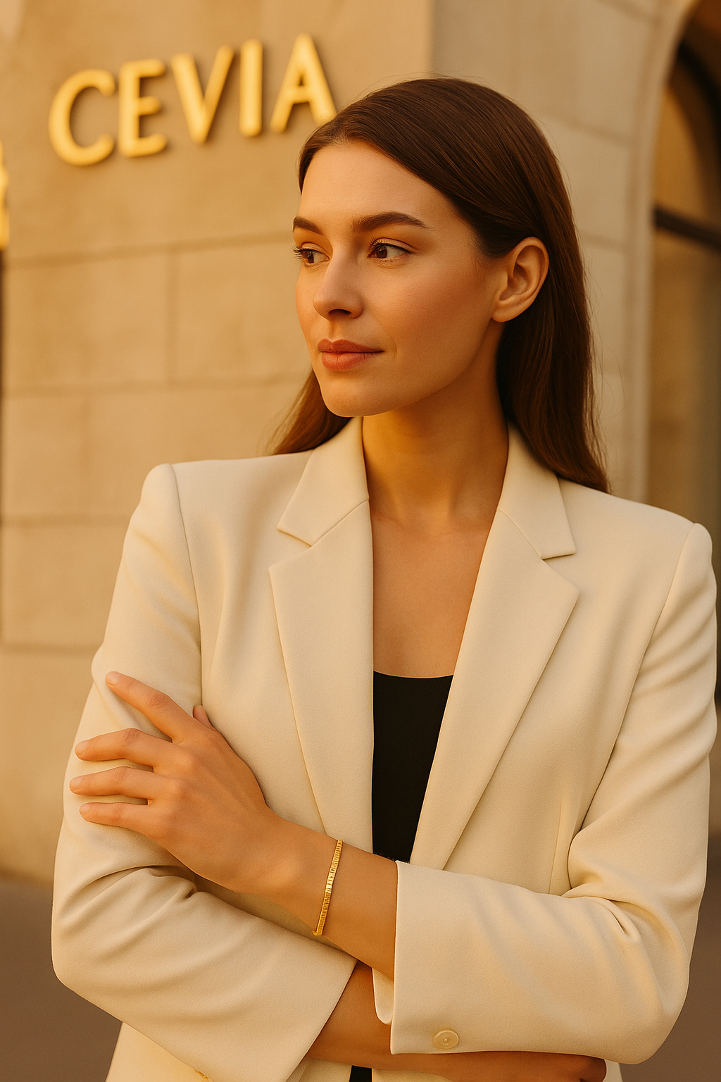 The Lissara Sleek-Herringbone Bracelet