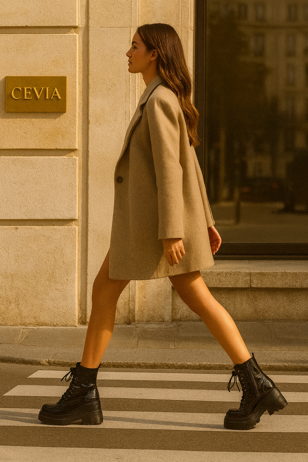 The Arlise Ultra-Lift Platform Combat Boots