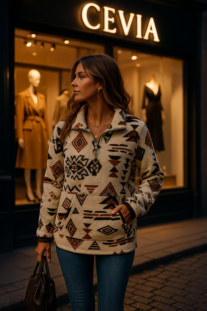 Whispering Trails Sherpa Pullover