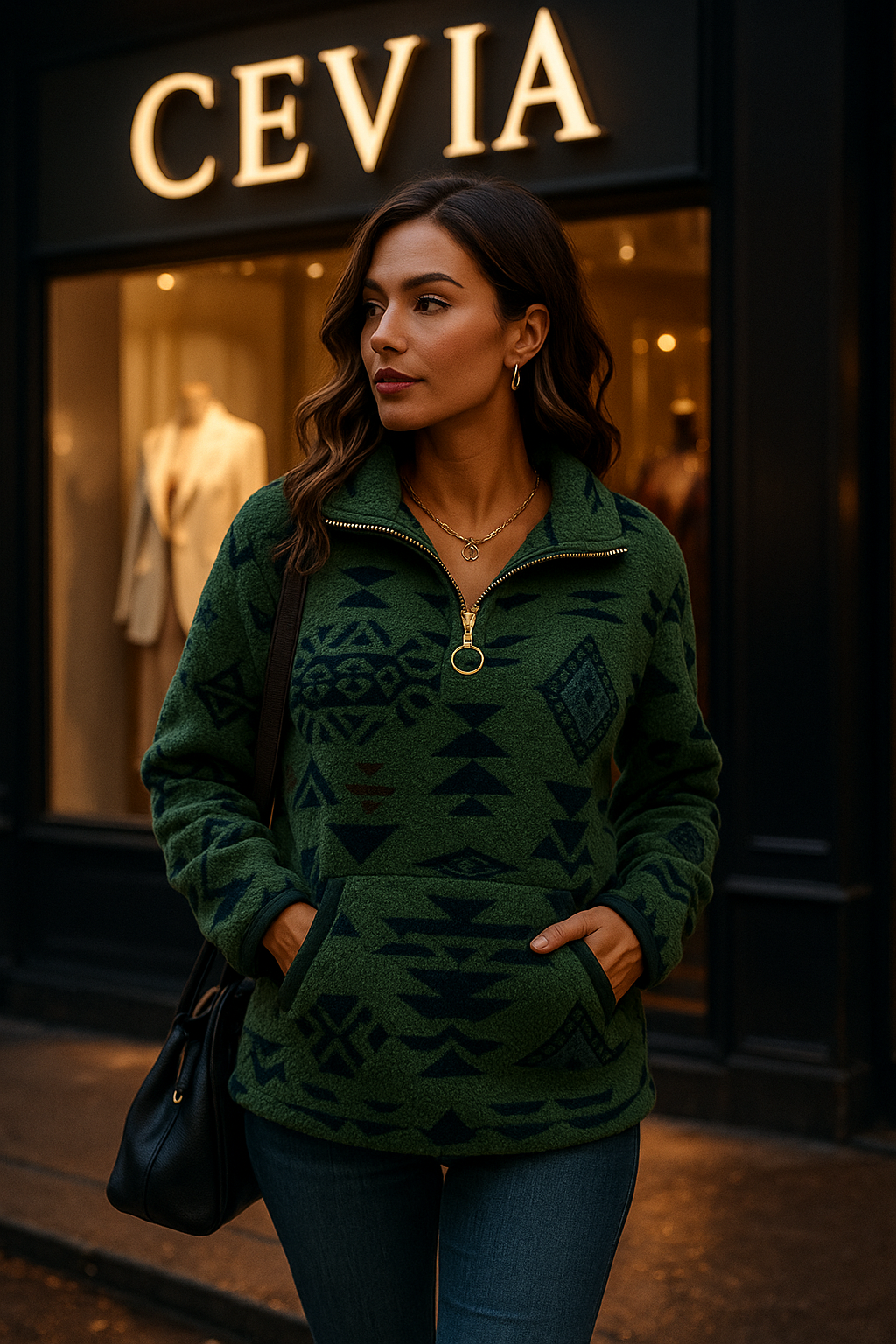 Whispering Trails Sherpa Pullover