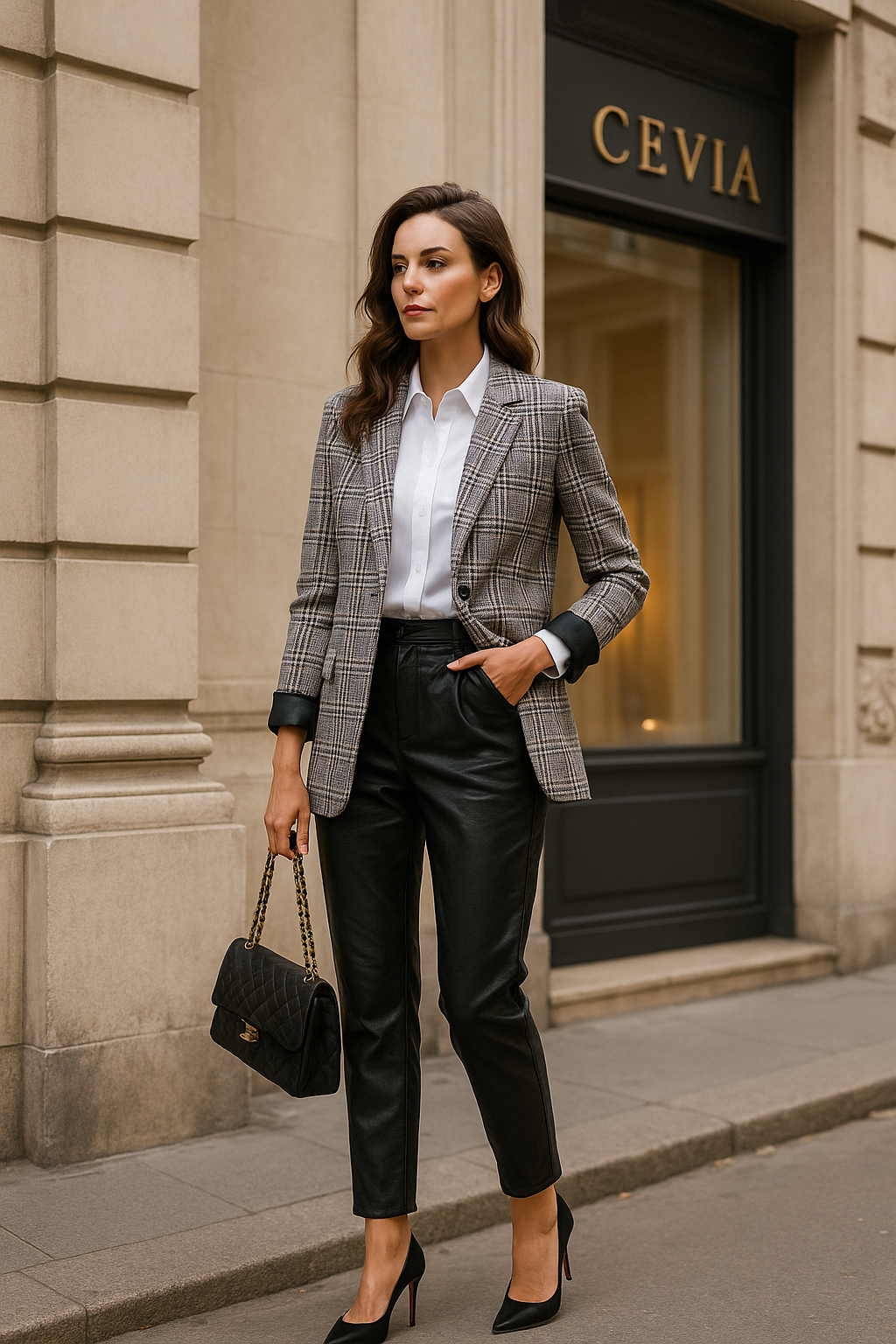 Plaid Blazer — Classic Check Edition