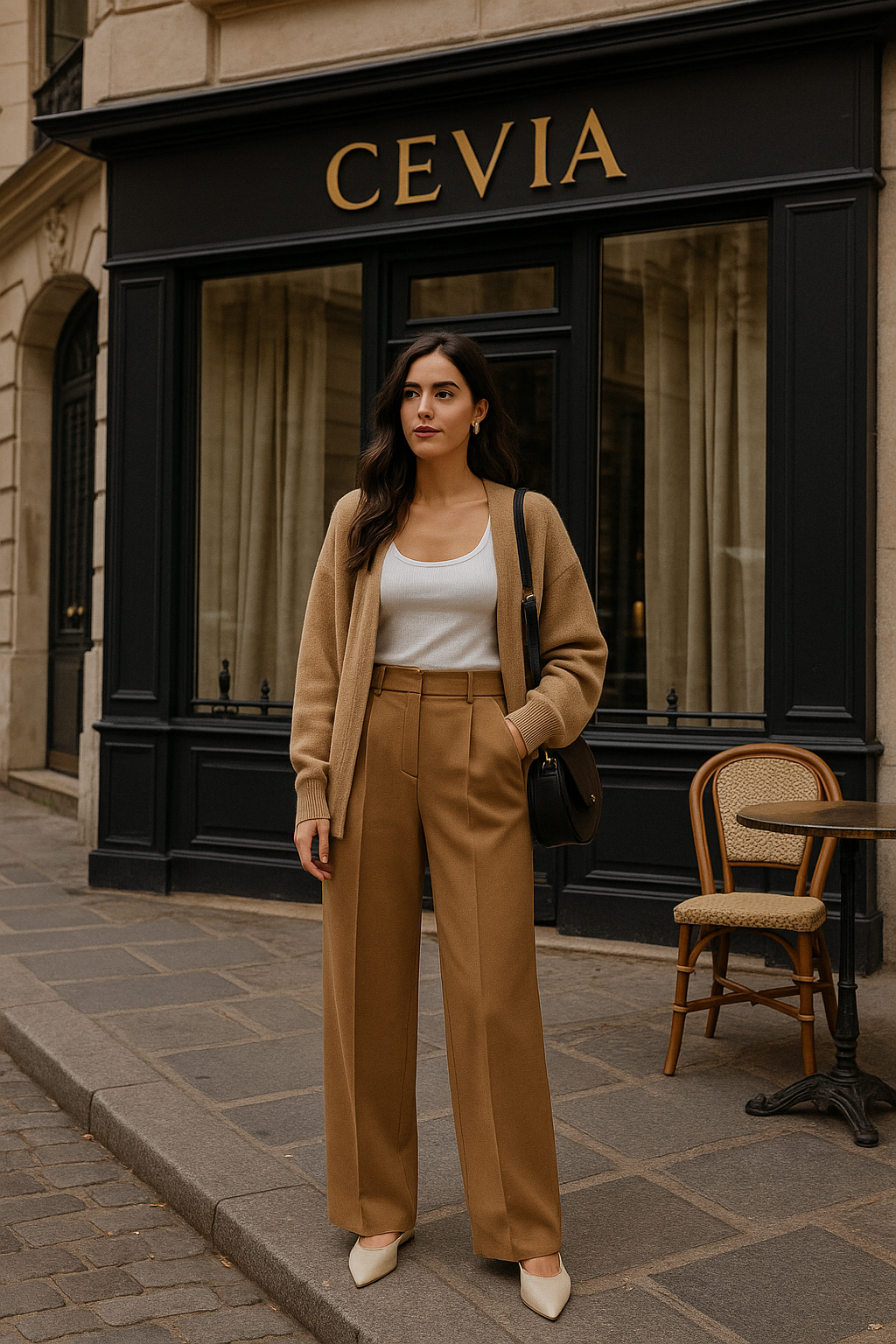The Marisse Wide-Leg Trouser