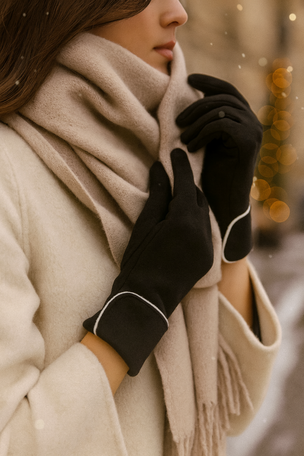 The Camille Velvet Touch Gloves