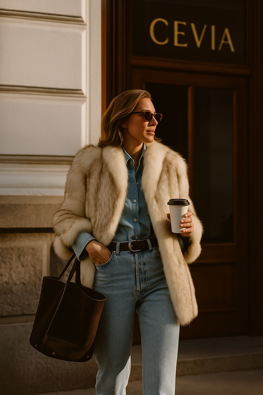 The Léonie Faux Fur Coat