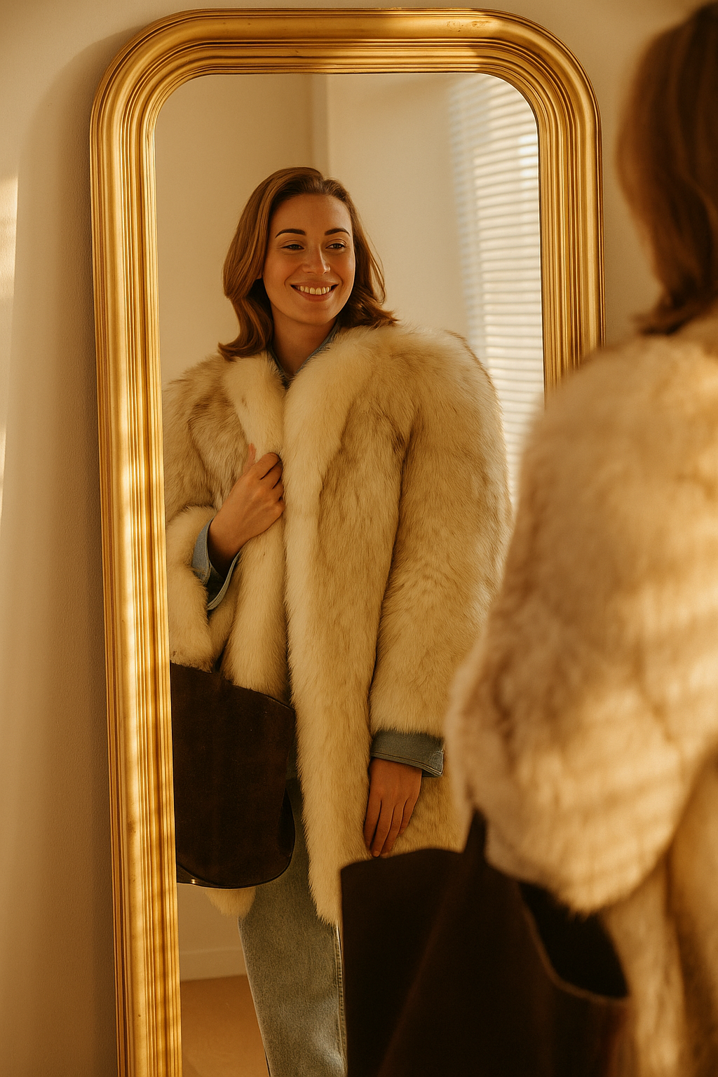 The Léonie Faux Fur Coat