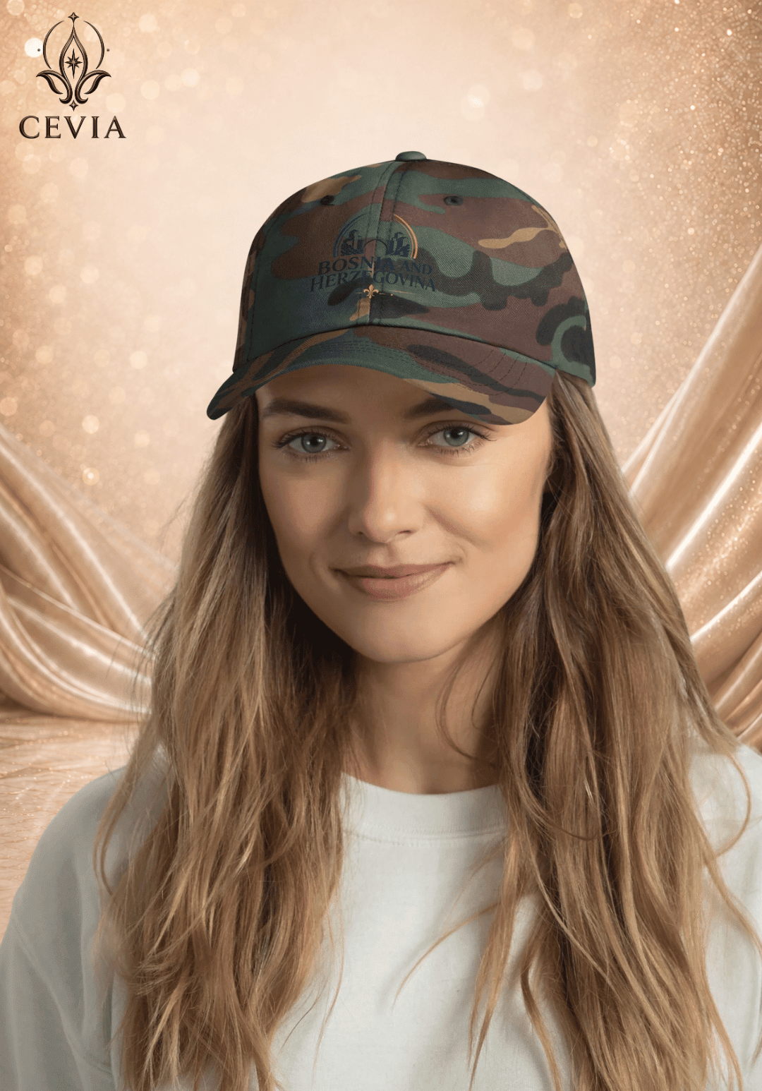 Bosnia And Herzegovina Nation Supporter Classic Hat - CEVIA