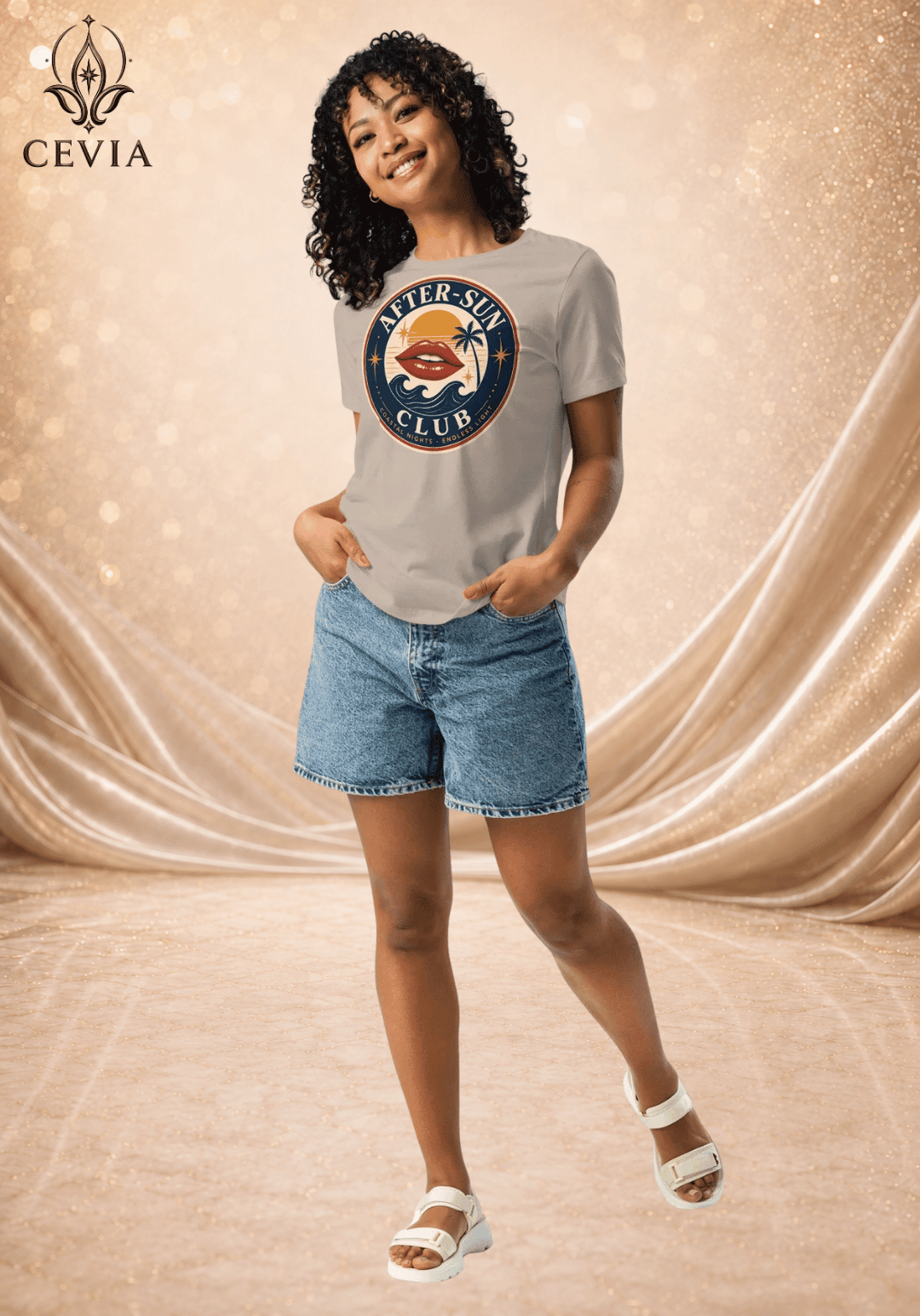 The After-Sun Club Graphic Tee - CEVIA