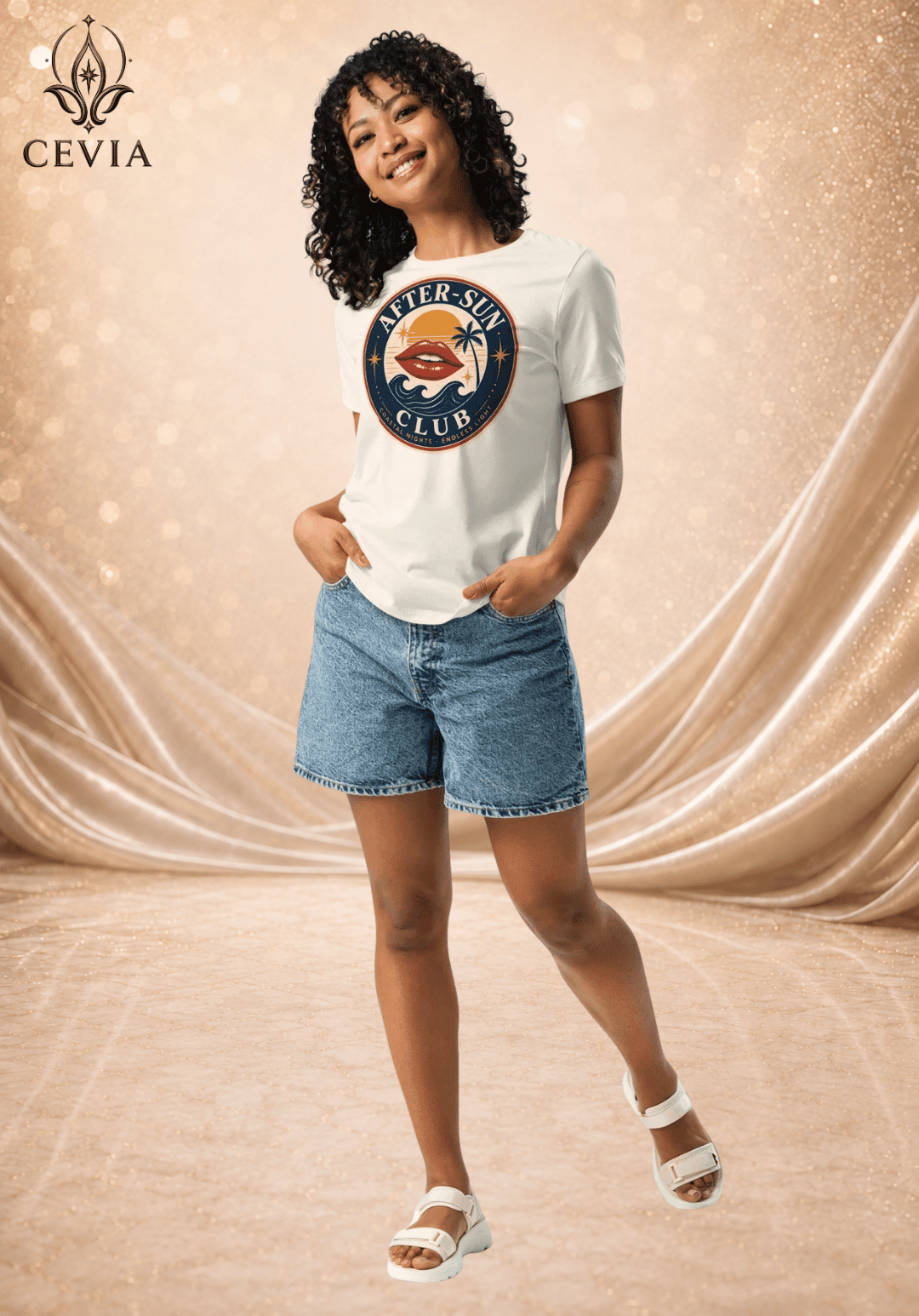 The After-Sun Club Graphic Tee - CEVIA