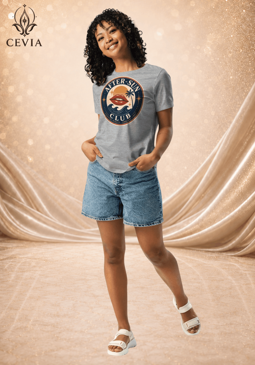 The After-Sun Club Graphic Tee - CEVIA