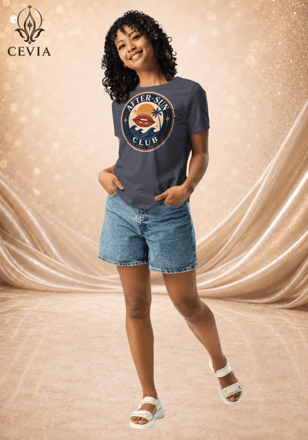 The After-Sun Club Graphic Tee - CEVIA