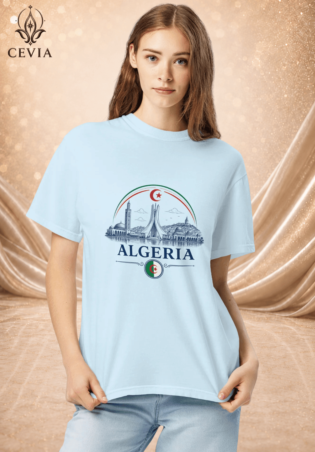 The Algeria Supporter Graphic Tee - CEVIA