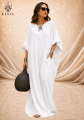 The Asymmetrical Draped Maxi Dress - CEVIA