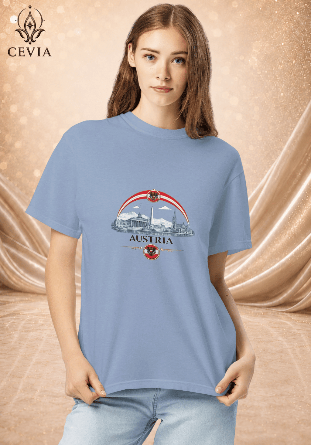 The Austria Supporter Graphic Tee - CEVIA