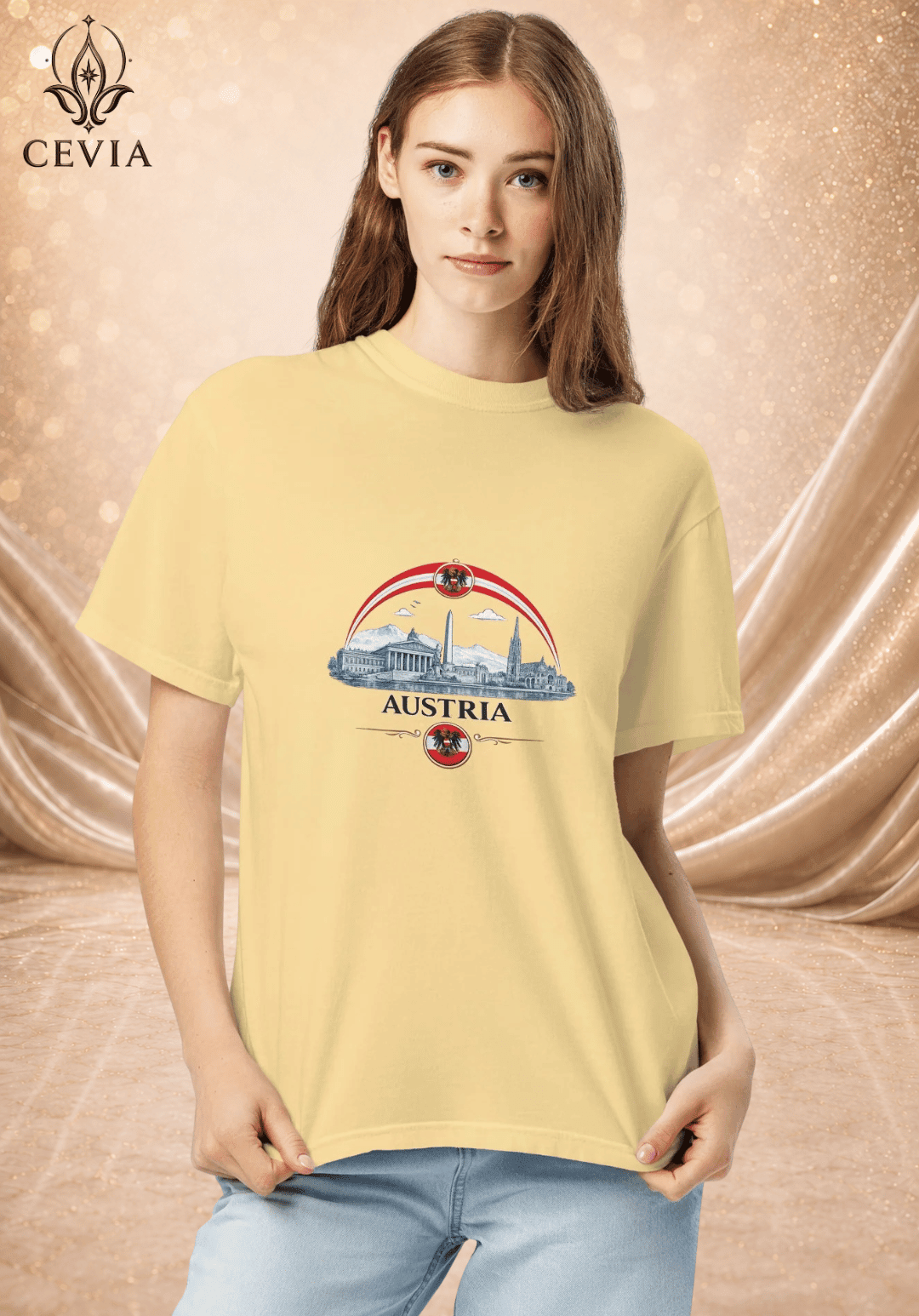 The Austria Supporter Graphic Tee - CEVIA