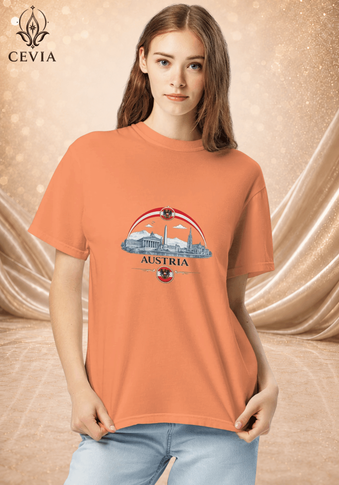 The Austria Supporter Graphic Tee - CEVIA