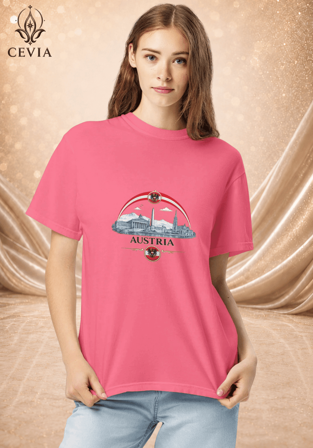The Austria Supporter Graphic Tee - CEVIA