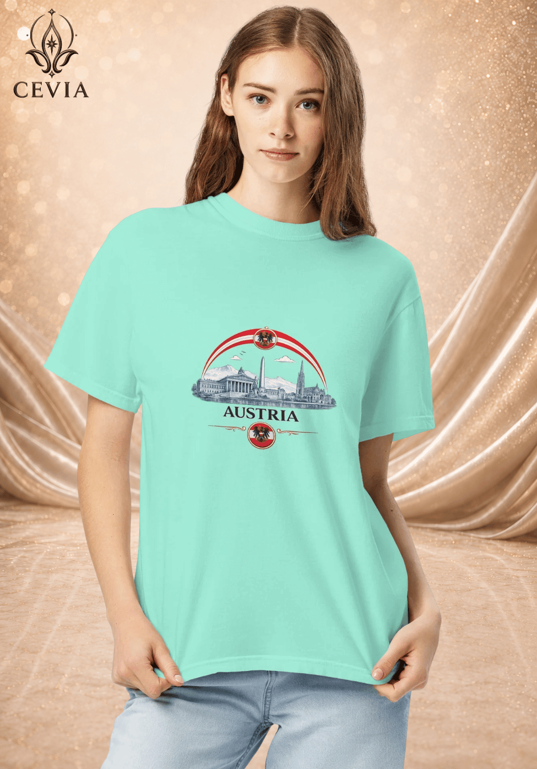 The Austria Supporter Graphic Tee - CEVIA