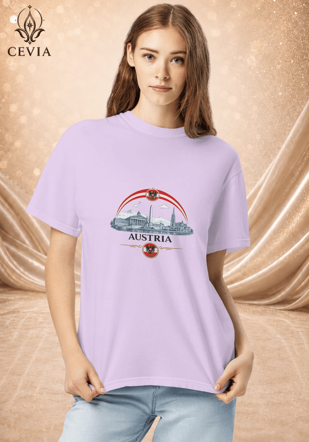 The Austria Supporter Graphic Tee - CEVIA