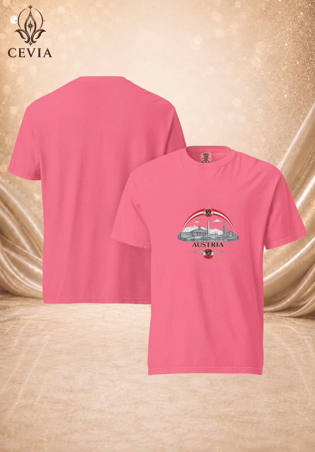 The Austria Supporter Graphic Tee - CEVIA