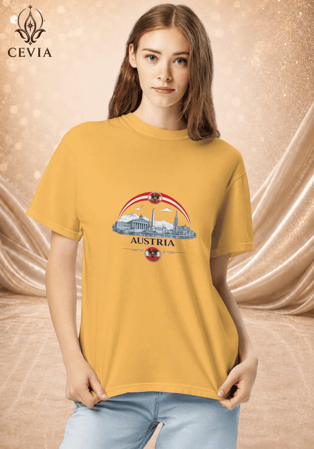 The Austria Supporter Graphic Tee - CEVIA
