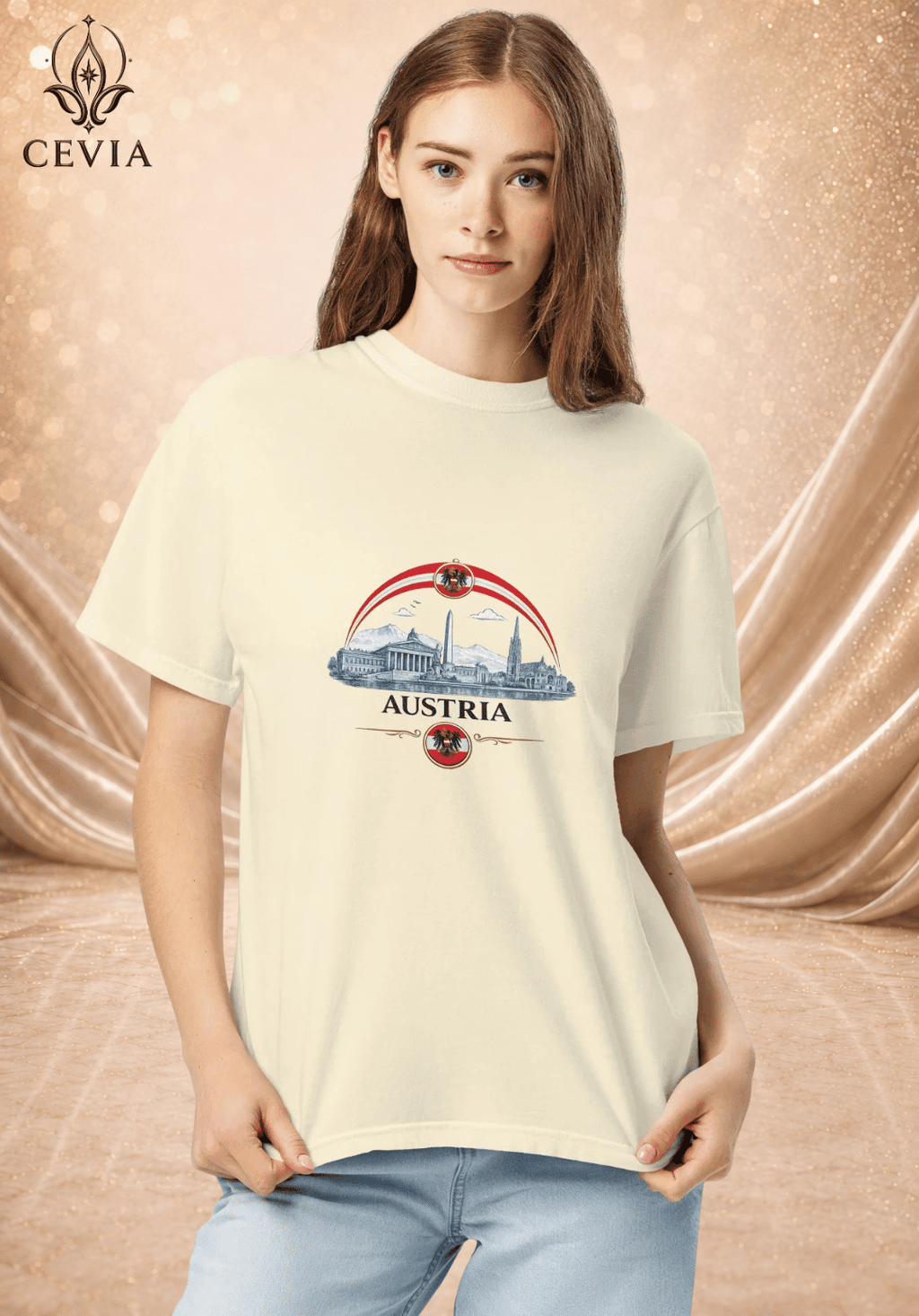 The Austria Supporter Graphic Tee - CEVIA