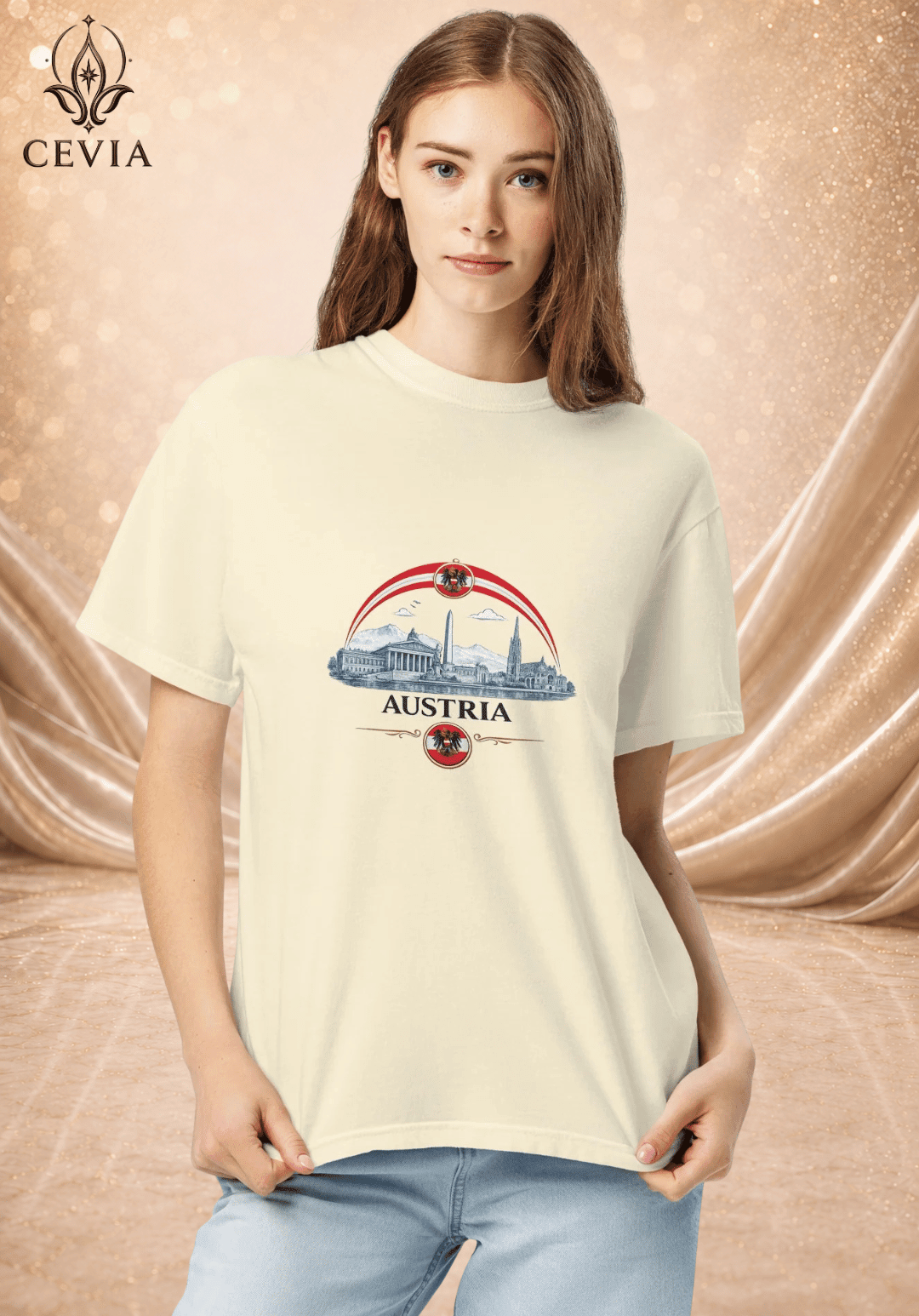 The Austria Supporter Graphic Tee - CEVIA