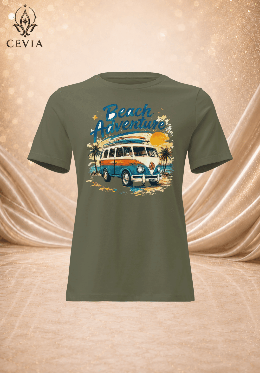 The Beach Adventure Graphic Tee - CEVIA