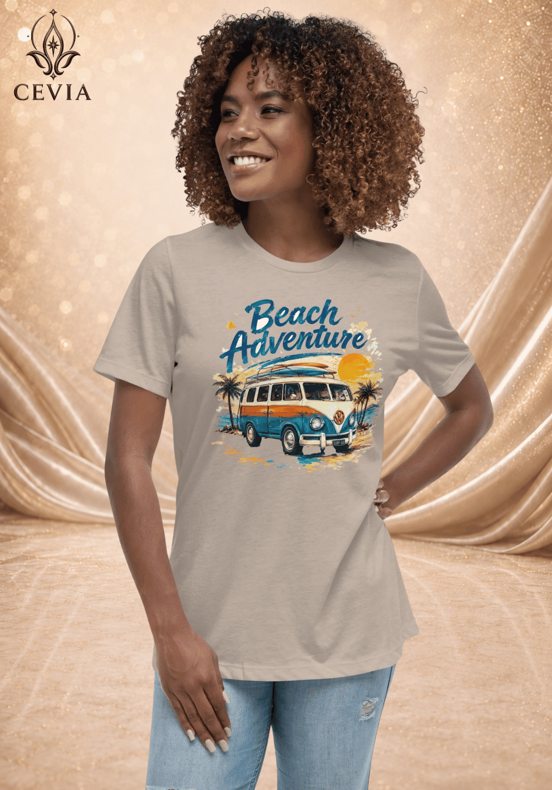 The Beach Adventure Graphic Tee - CEVIA