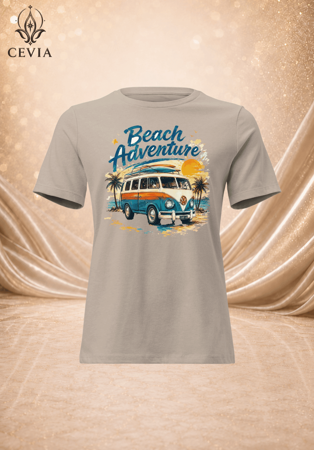 The Beach Adventure Graphic Tee - CEVIA