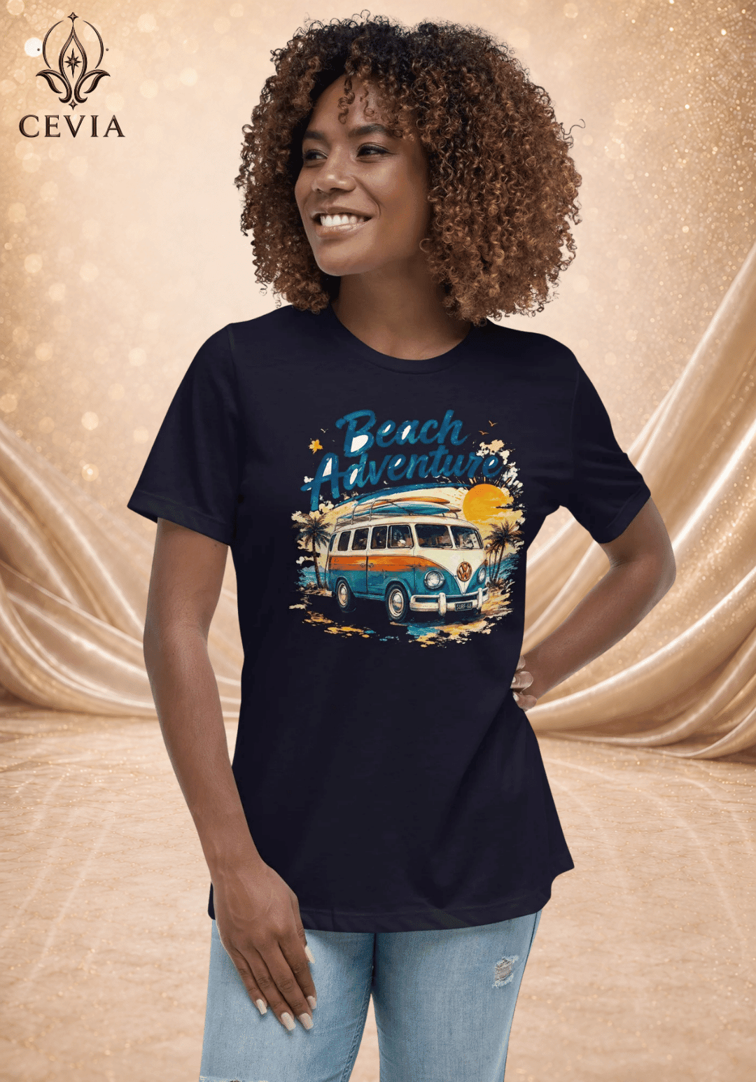 The Beach Adventure Graphic Tee - CEVIA