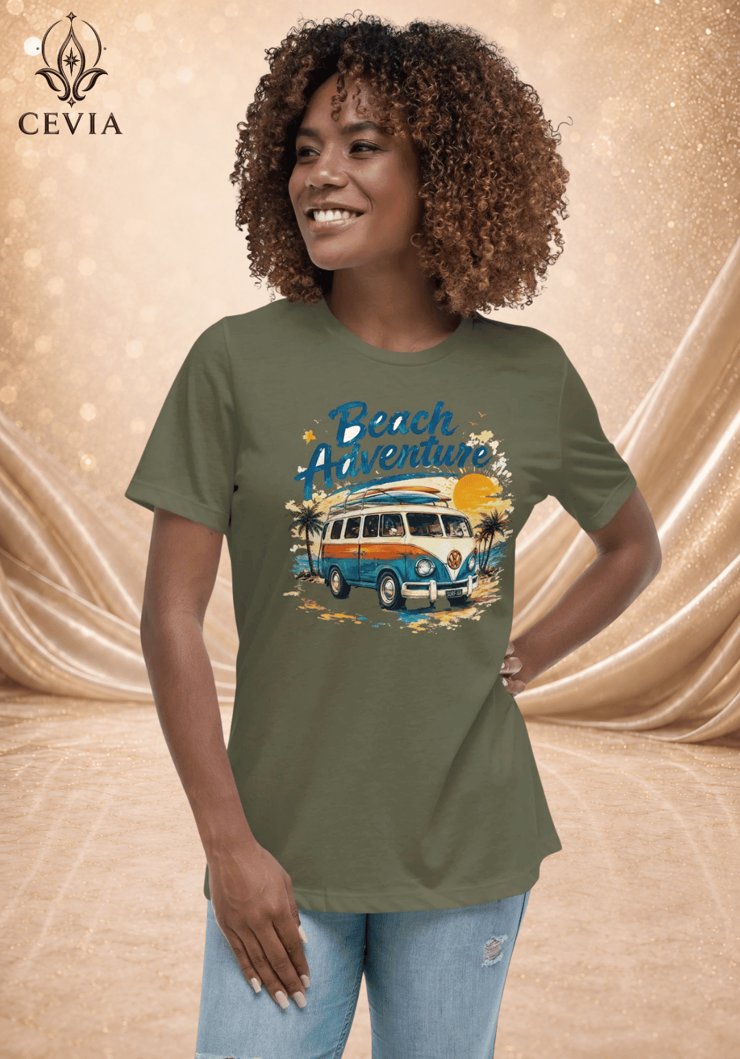 The Beach Adventure Graphic Tee - CEVIA