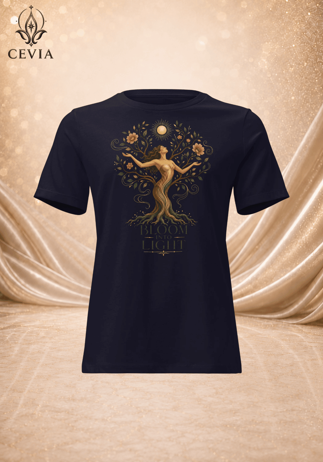 The Bloom Into Light Graphic Tee - CEVIA