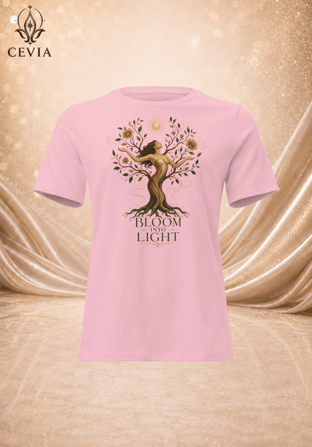 The Bloom Into Light Graphic Tee - CEVIA