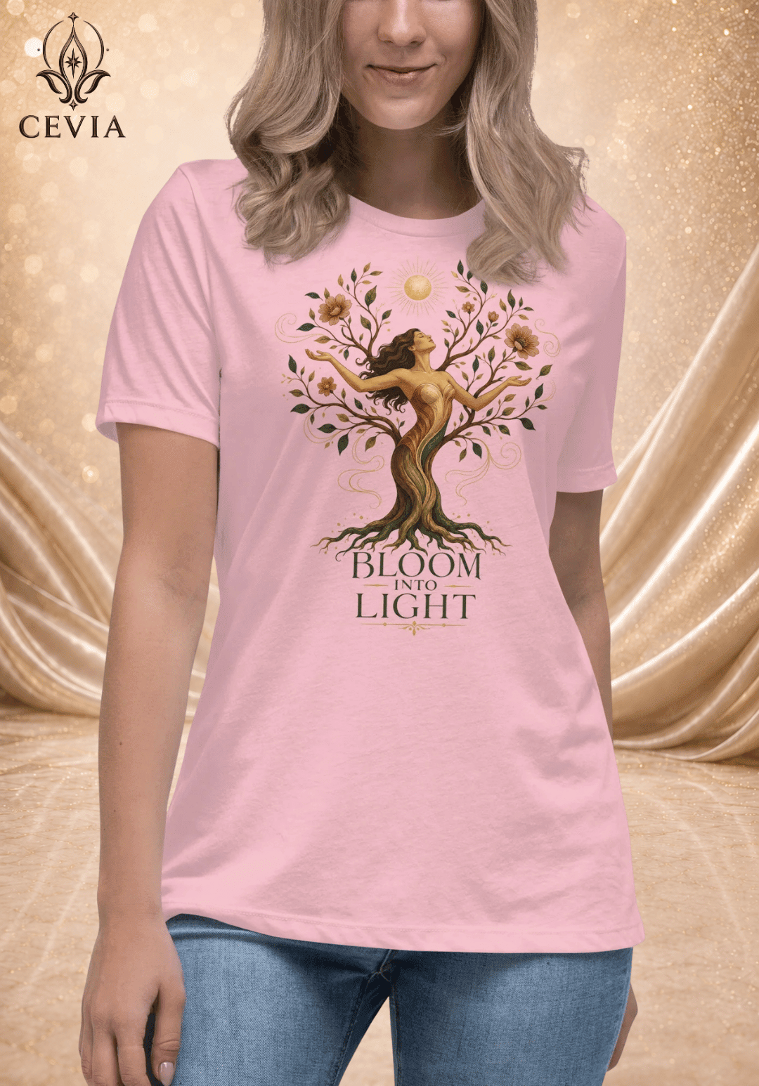 The Bloom Into Light Graphic Tee - CEVIA