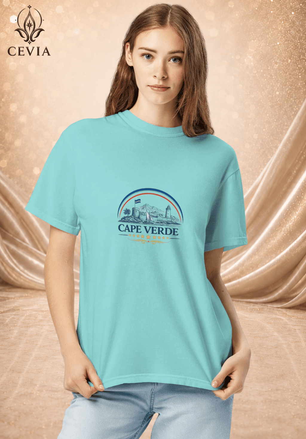 The Cape Verde Supporter Graphic Tee - CEVIA