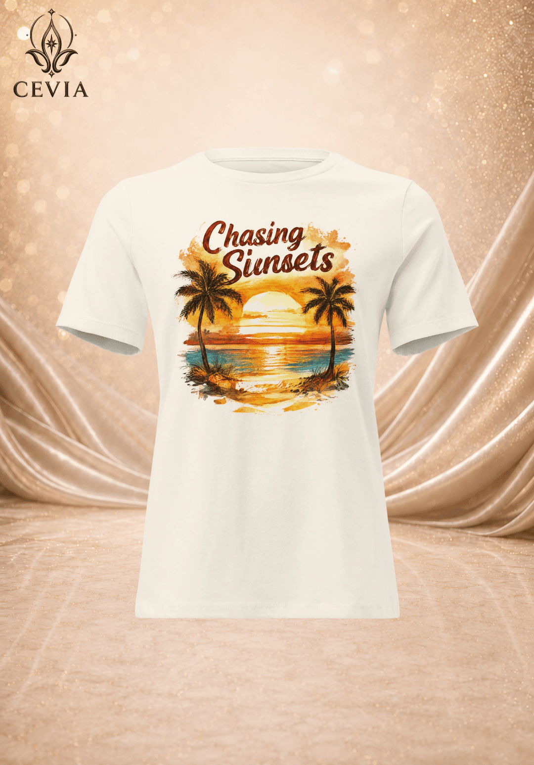 The Chasing Sunsets Graphic Tee - CEVIA