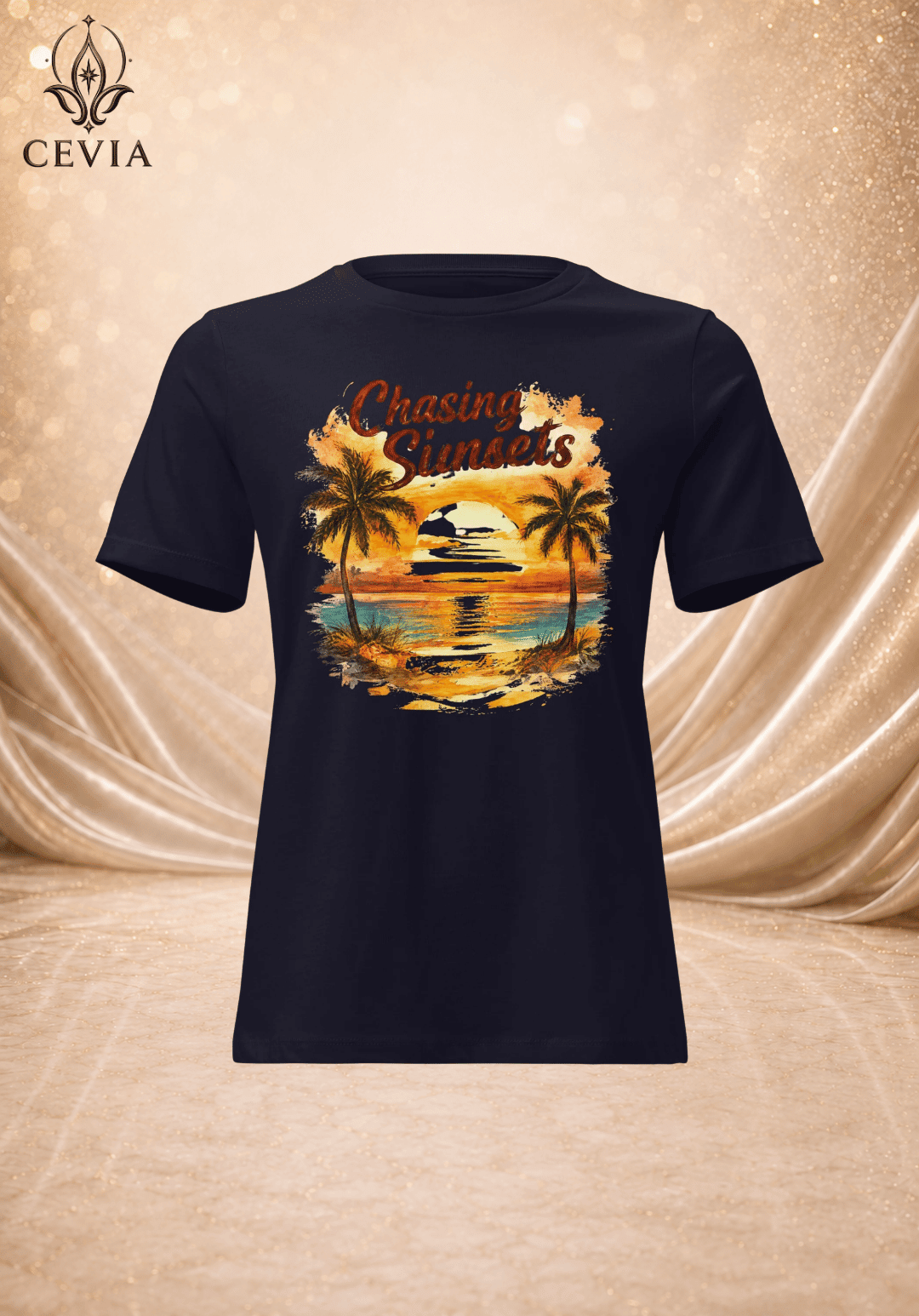 The Chasing Sunsets Graphic Tee - CEVIA