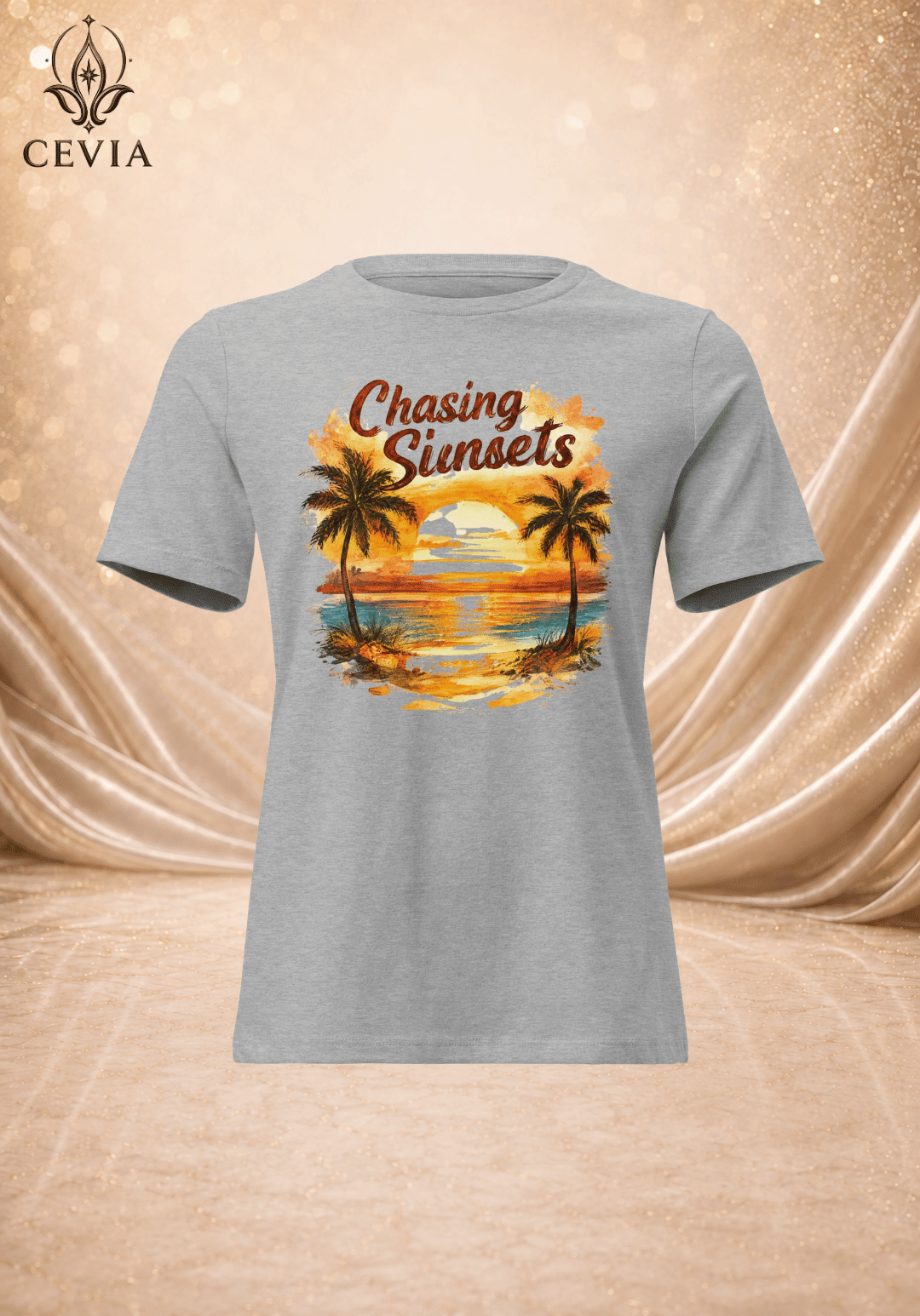 The Chasing Sunsets Graphic Tee - CEVIA