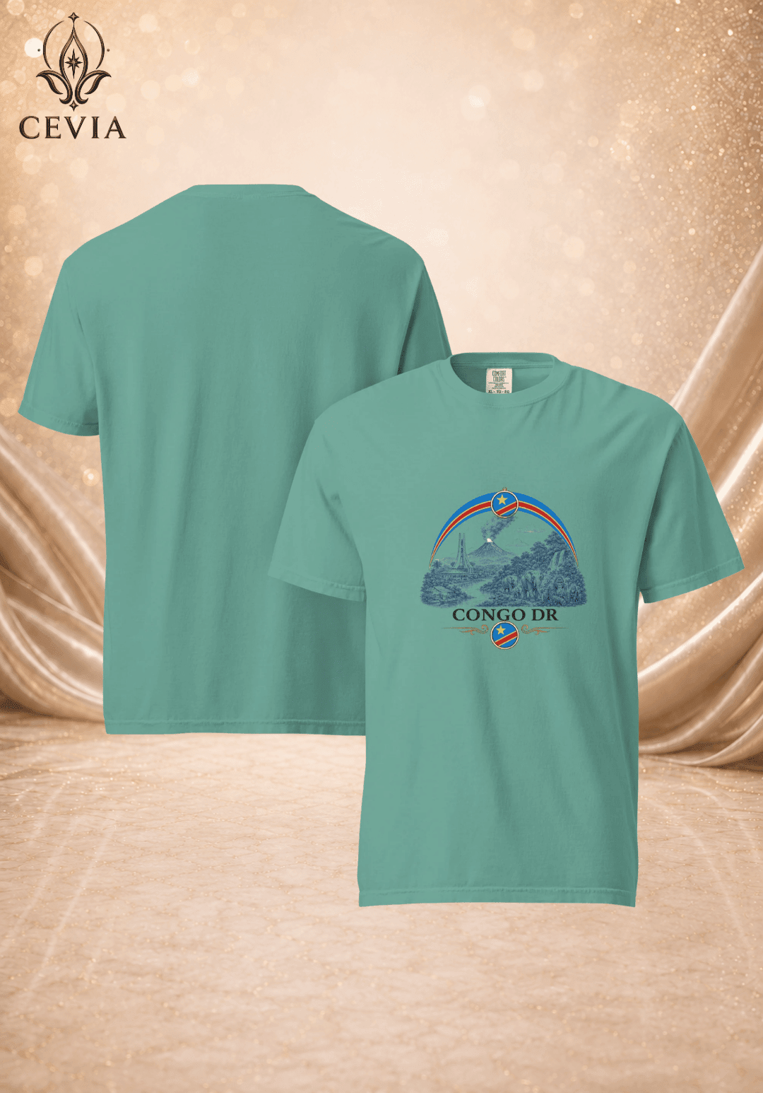 The Congo DR Supporter Graphic Tee - CEVIA